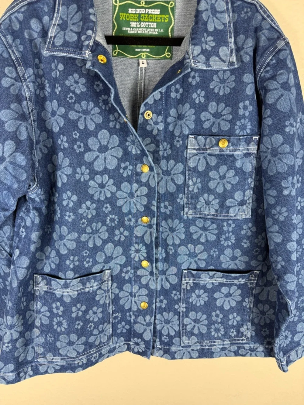 Big Bud Press Lazy Denim Work Jacket - Picture 8 of 9
